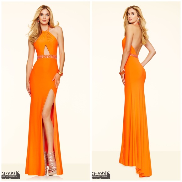 MoriLee Form Fitting Jersey Hoco Dress - Picture 1 of 3